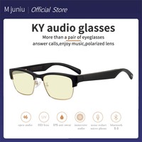 M juniu Ky inteligentne okulary bezprzewodowe połączenie Bluetooth Audio okulary głośnomówiące dzwonienie muzyka Audio okulary sportowe słuchawki bezprzewodowe 1